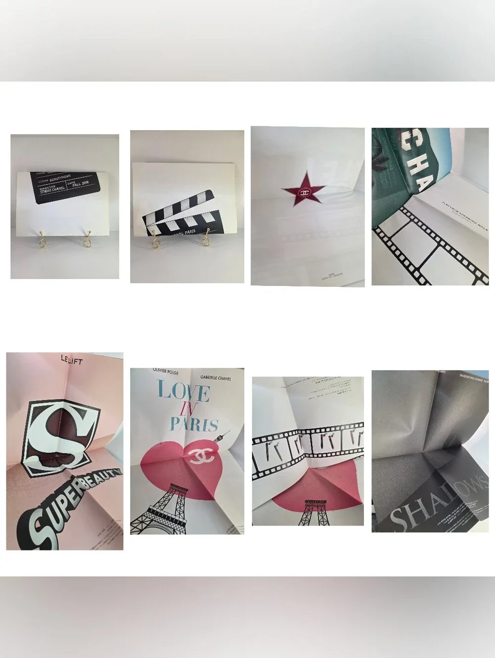 Authentic Chanel Collectible Beauty Catalog And Magazines- 12 Set